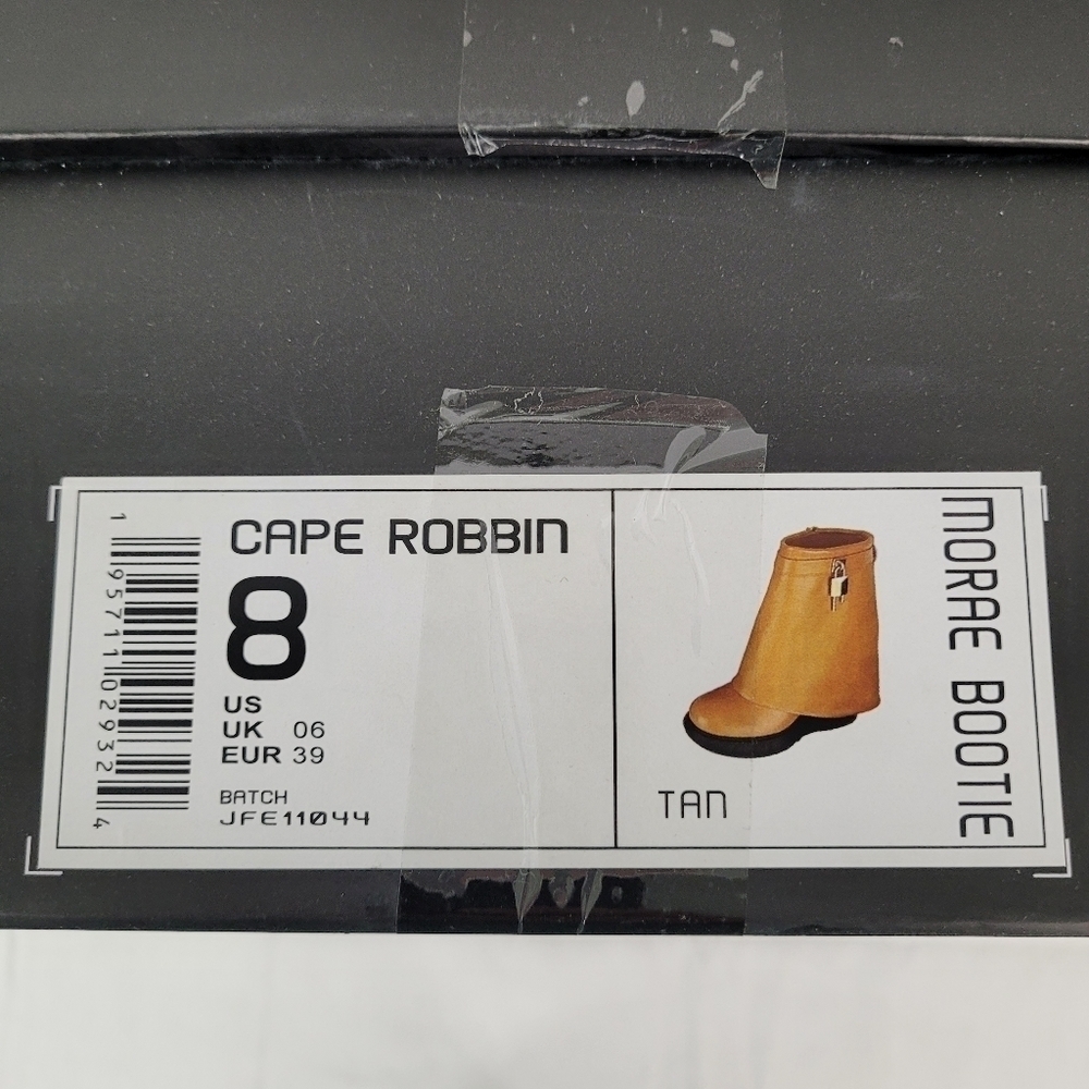 Women's Cape Robbin Morae Bootie, Style# JFE11044, Size 8, Color Tan New In Box - Picture 10 of 10